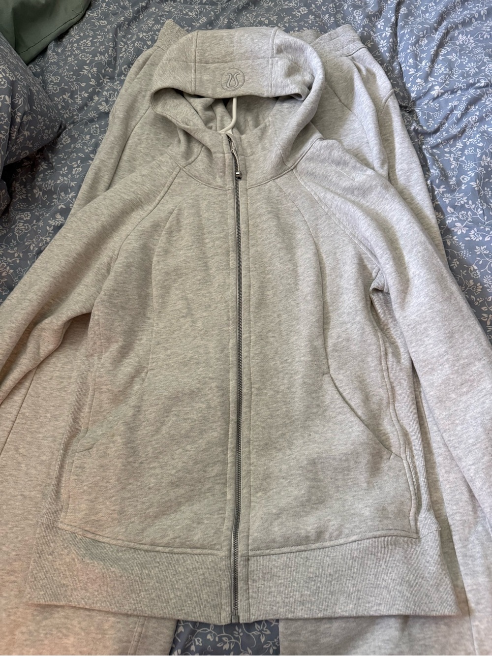 Lululemon Scuba Classic Zip Up Hoodie & Scuba Wide Leg Pant Set